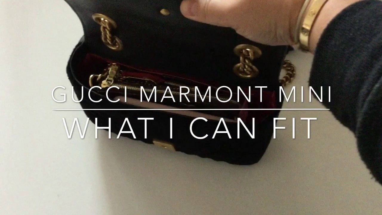 inside of gucci marmont bag