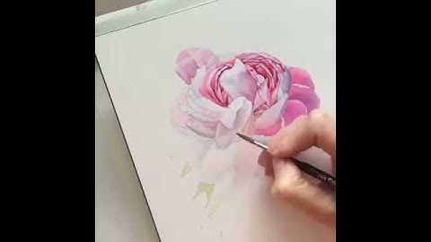 T10- HƯỚNG DẪN VẼ HOA BẰNG MÀU NƯỚC SIÊU PHẨM