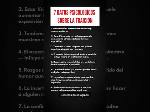 7 datos psicologícos