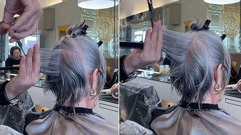 Easy Short Layered Haircut Tutorial for women | How to cut Layers