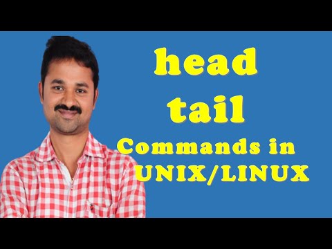 head command || tail command || unix || linux || with options || examples || shell || scripting