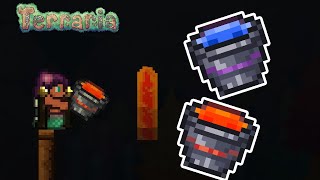 ว่าด้วยเรื่องไอเทม Bottomless Bucket ในเกม Terraria | ถังน้ำ และ ถังลาวา ที่เทได้ไม่จำกัด!?