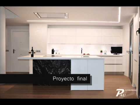 Proyecto cocina & pasillo youtube Cocinas abiertas al pasillo