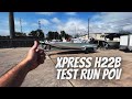 Test pov du xpress h22b course  toute vitesse et tir de coque