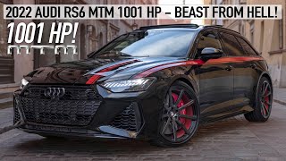 BEAST FROM HELL! 2022 1001HP AUDI RS6 MTM - MURDERED OUT SINISTER WAGON - 1001HP/1300NM - IN DETAIL