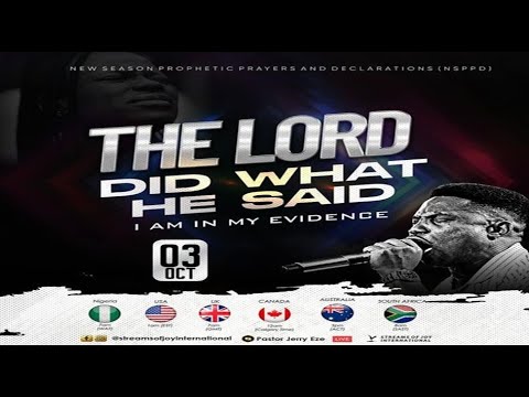 THE LORD DID