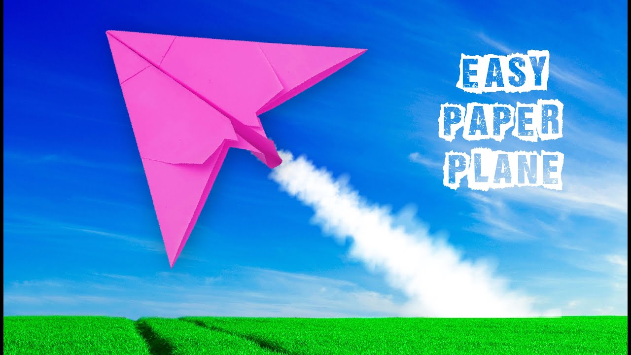 How to make easy origami super plane | DIY paper toy tutorial - YouTube