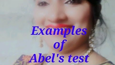 Arbitrary series- Abel