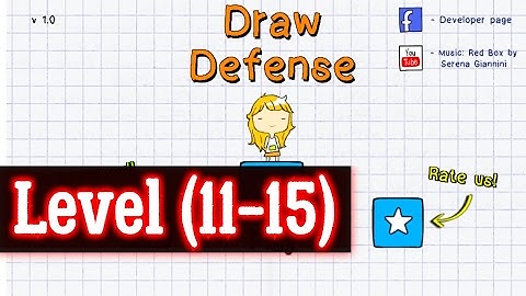 Draw defence Level 11 12 13 14 15 Walkthrough Android
