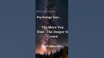 Trying to Hide Your Feelings? Watch This! 💔(Psychology Fact!) #shorts #trending #psychology