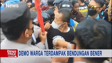 Demo Warga Terdampak Bendungan Bener Berlangsung Ricuh #iNewsPagi 12/01