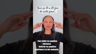 Tonifier les paupières #faceyoga #yogaduvisage #facegym #viralvideo #viralshort #viralshorts #viral