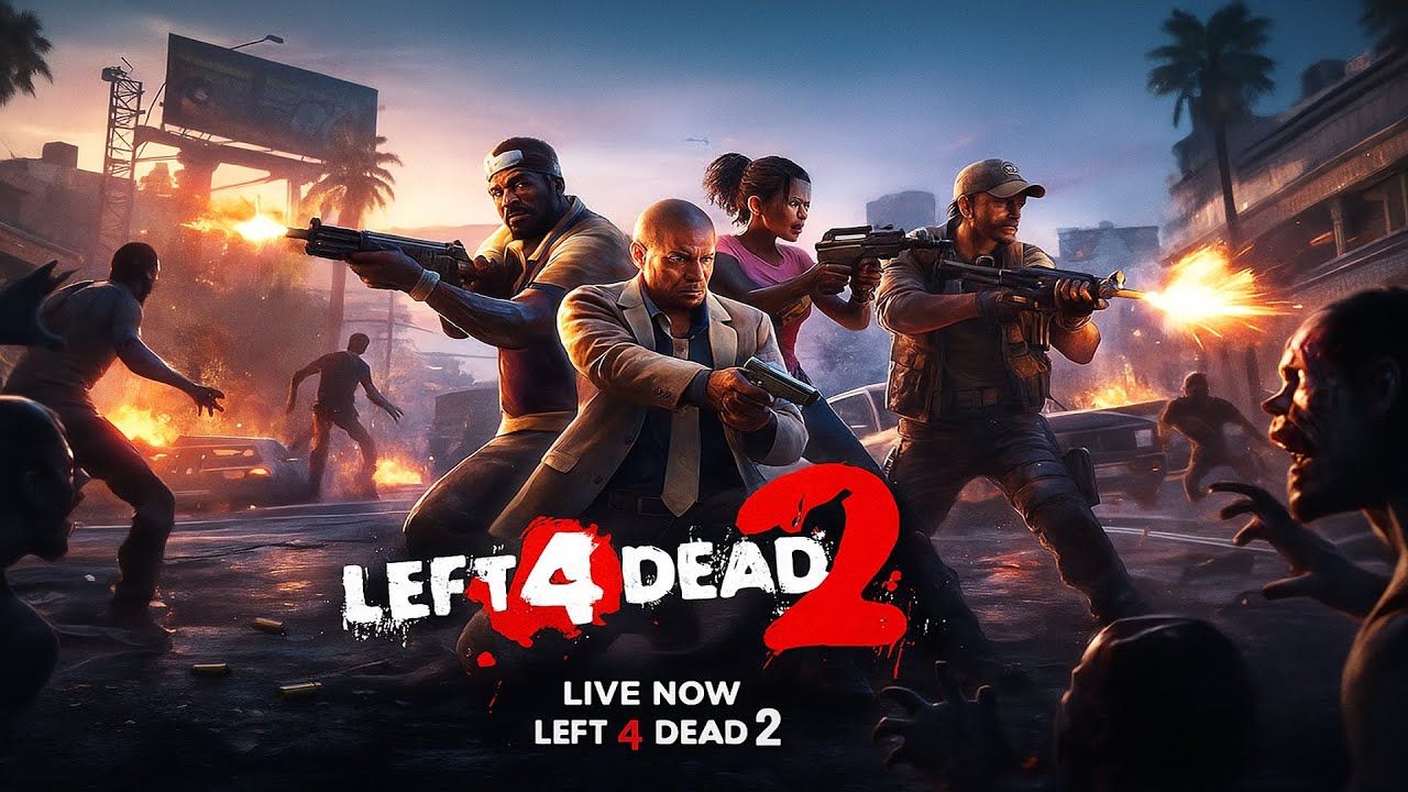 🔴 LEFT 4 DEAD 2 LIVE INSANE ZOMBIE CHAOS! EPIC SURVIVAL, CLUTCH MOMENTS & BIG HORDE FIGHTS!