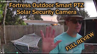Fortress Wireless Outdoor Smart PTZ Solar Security Camera 1080P (CQ1) Full Review / Tutorial screenshot 2