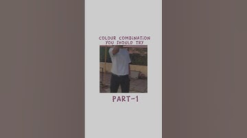 colour combination you should try part-1🎈| #shorts #fashion