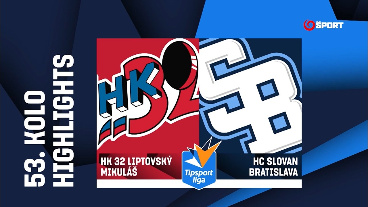 53. kolo: HK 32 Liptovský Mikuláš – HC Slovan Bratislava 1:3 (1:1, 0:1, 0:1)