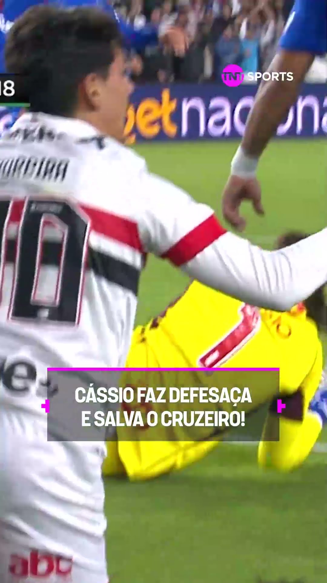 CÁSSIO JÁ COMEÇOU O ANO SALVANDO O CRUZEIRO NUMA CABEÇADA À QUEIMA-ROUPA #shorts