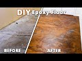 DIY Epoxy Flooring Over Cracked Concrete Start to Finish | Stone Coat Epoxy