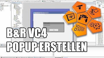 B&R Automation Studio - Popup / MessageBox / Dialog in VC4 Visualisierung erstellen