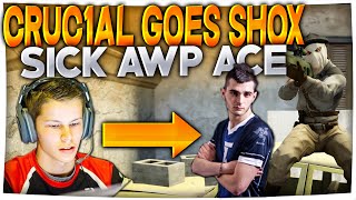 CS:GO - CRUC1AL GOES SHOX! (Insane Pro AWP ACE)