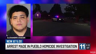 Arrest made in Pueblo homicide investigation