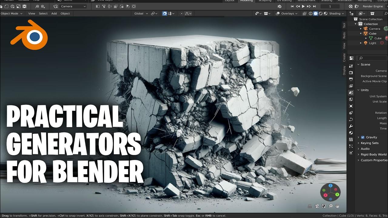 Practical generators for blender YouTube