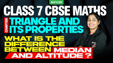 Class 7 CBSE Maths - Chapter: Triangle and It