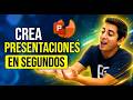 !Deja de perder horas en Power Point! Crea presentaciones en segundos con Gemini AI