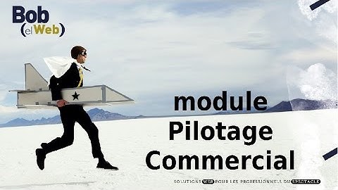 Présentation du menu pilotage commercial