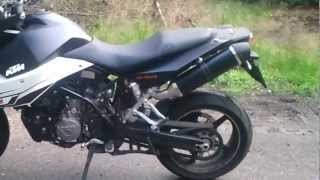 KTM SM-T 990, Leovince mufflers with Db-killers