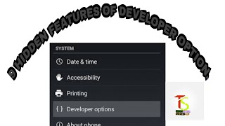 9 hidden features of Developer options.By TECHNICAL SIRJI