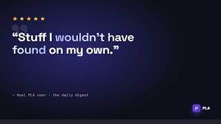 “Stuff I Wouldn’t Have Found on My Own” — PLA Daily Digest