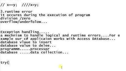 Cs619 C# Project Tutorial in URDU | C Sharp Tutorial - Programming Errors C# Java Urdu Hindi