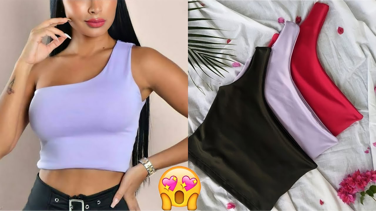 VOCÊ VAI AMAR !! Aprenda Fazer BLUSA OMBRO SÓ Com ESSE MÉTODO I É SIMPLES, RÁPIDA E LINDA