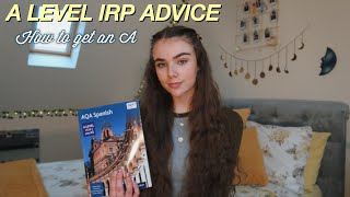 IRP A Level Advice! | How to get an A