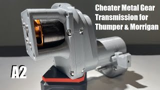 Cheater A2 Metal Gear transmission for Thumper and Morrigan - Black Crow