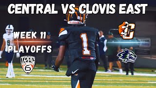 2025 Week 11 Central Vs Clovis East Playoffs