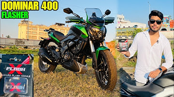 Best Hazard Flasher Installation | Dominar 400 Hazard Flasher Installation | FlashX Hazard
