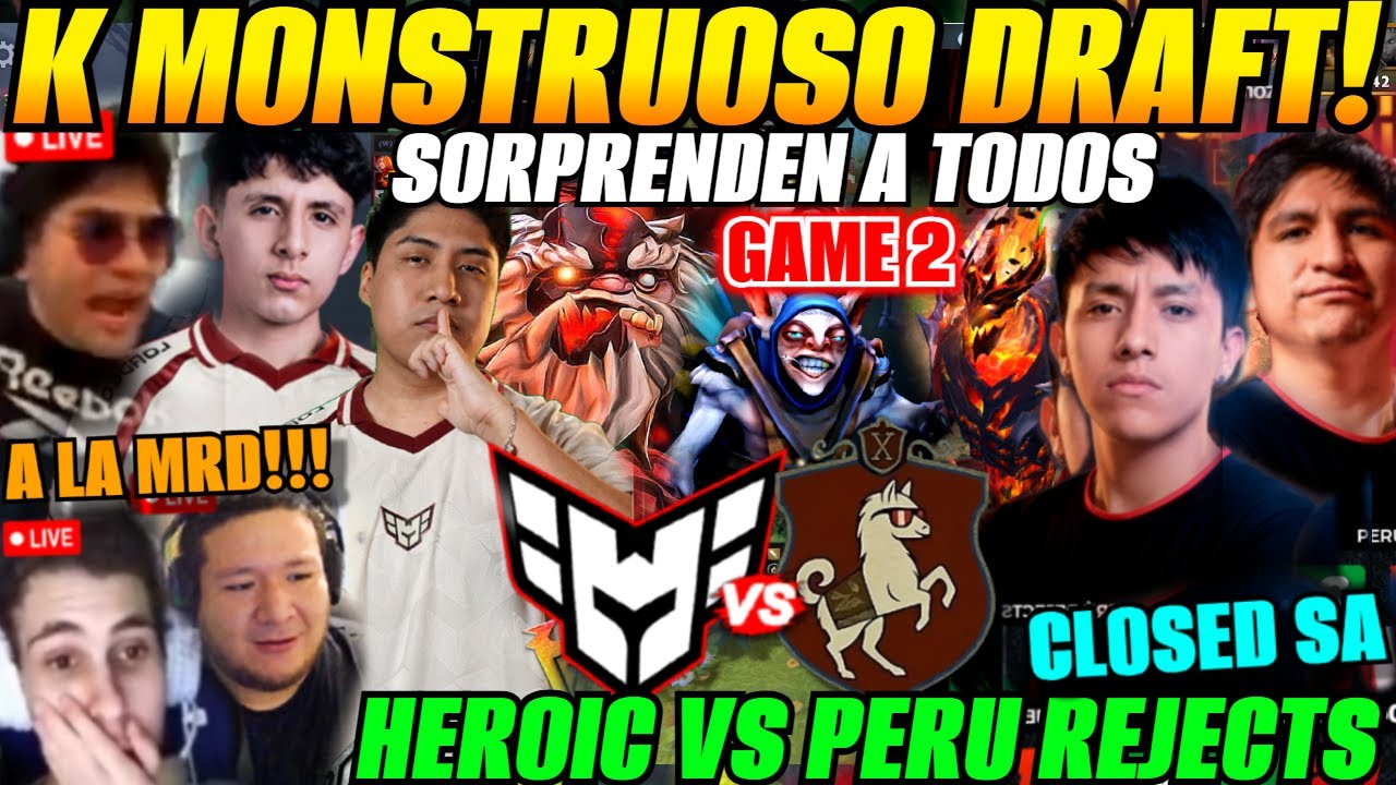 😲analizan GAME 2 HEROIC vs PERU REJECTS Bo3 ESL One Birmingham 2026: Closed SA😲Parker vs Wisper