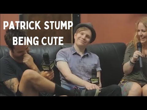 patrick stump being cute and funny