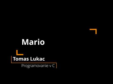 Náhľad videa: Zadanie 2 - program mário