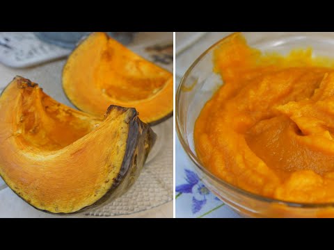 ТЫКВЕННОЕ ПЮРЕ  КАК ПРИГОТОВИТЬ ПЮРЕ ИЗ ТЫКВЫ