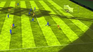 [TIPS] GROUND THROUGH BALL, GROUND CROSS and Goal [FIFA 13] [iPhone] screenshot 4