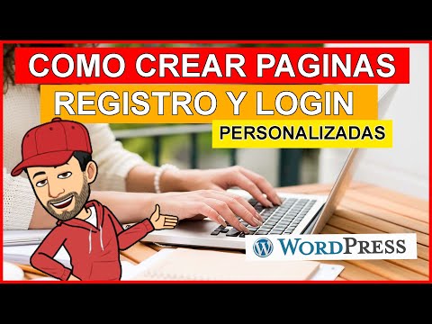 ?️ como crear pagina de registro, login y usuario personalizadas, wordpress 54, tutorial español.