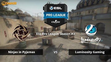 Ninjas in Pyjamas vs. Luminosity | Halbfinale, ESL Pro League Season #3 | de_dust2 Map 2