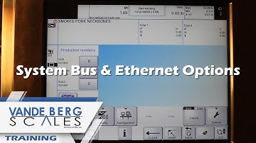 Bizerba GLM-e Weigh Price Labeler Training: Communication Configuration   System Bus & Ethernet