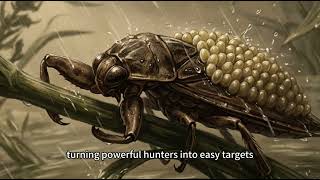 Giant water bug: the night assassin of underwater world, who hears the symphony of cruelty and tende