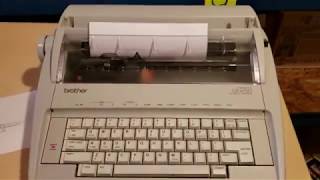 Celebrity How to align a Brother Typewriter daisy wheel.  Model GX-6750. Wealth