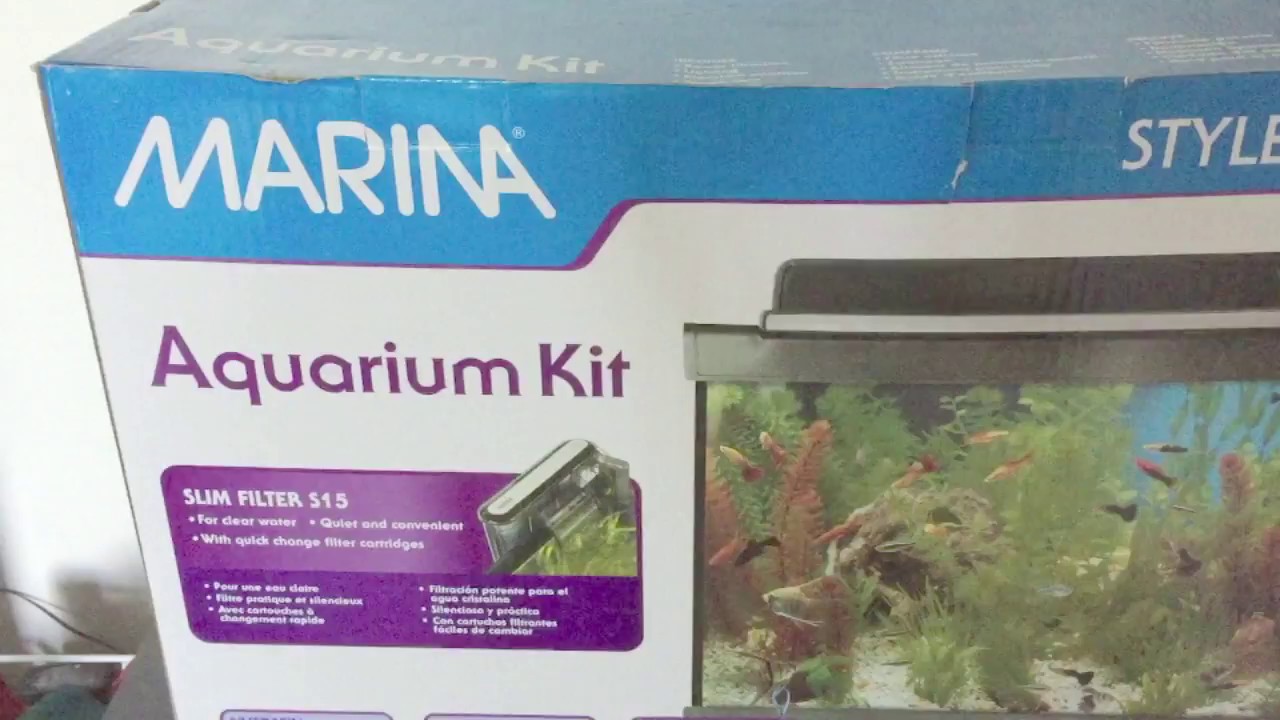 Marina Style 10 Aquarium Starter Kit (Channel Update) YouTube