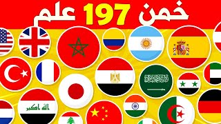 هل تستطيع معرفة كل أعلام الدول في العالم 🌍| خمن 197 علم